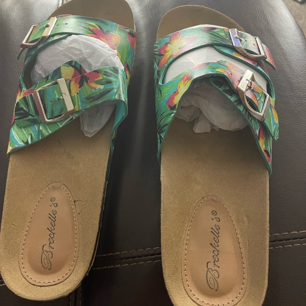 Buckled sandals